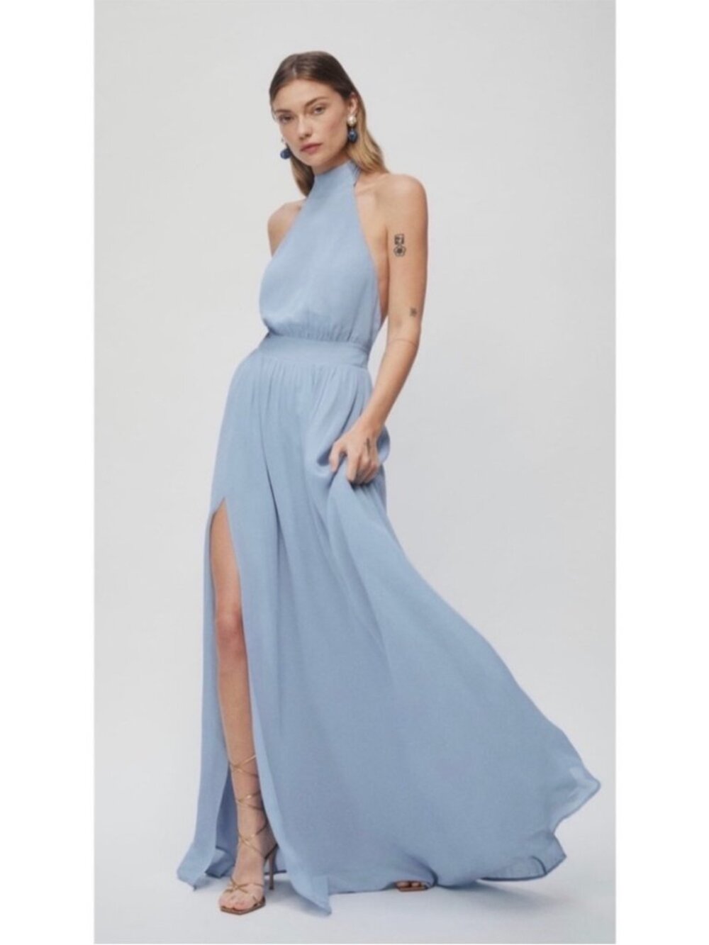 Reformation Andee Dress in Mineral